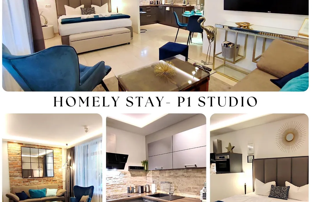 HOMELY STAY Studio P1 - Elegant Self-Check-in Studio-Apartment in Munich - 15 min from Oktoberfest- with Kitchen&Washing Machine-1